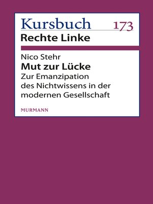 cover image of Mut zur Lücke